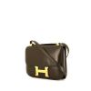 Hermes Constance handbag in khaki box leather - 00pp thumbnail