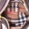 Sac porté épaule Burberry en cuir grainé noir - Detail D2 thumbnail