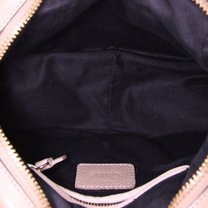 Borsa a tracolla Chloé Paraty modello piccolo in pelle beige - Detail D3