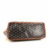 Goyard Anjou shopping bag in brown monogram canvas and brown leather - Detail D4 thumbnail