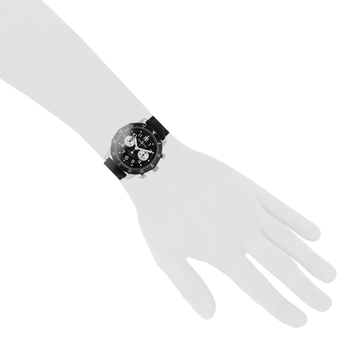 Montre Bell
Ross Classic Pilot Chronograph en acier Ref : 520S Vers 2010 - Detail D1