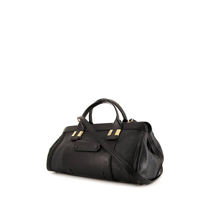 Chloé Alice handbag in black leather - 00pp
