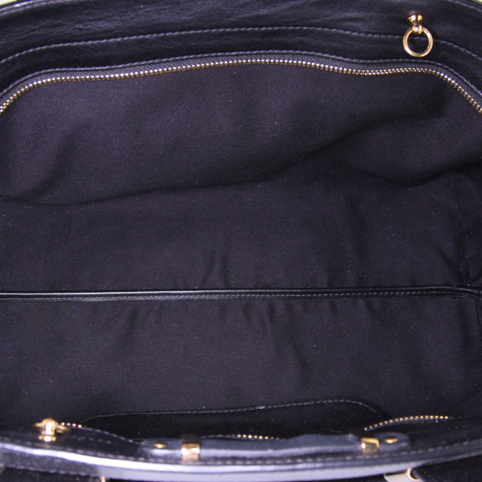 Sac à main Chloé Alice en cuir noir - Detail D3