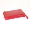 Salvatore Ferragamo wallet in red leather - Detail D4 thumbnail
