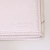 Billetera Saint Laurent en cuero blanco - Detail D4 thumbnail