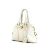 Yves Saint Laurent Muse small model handbag in white leather - 00pp thumbnail