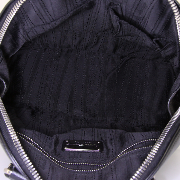 Borsa a tracolla Salvatore Ferragamo modello piccolo in pelle nera - Detail D3