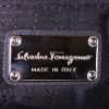 Salvatore Ferragamo small model shoulder bag in black leather - Detail D4 thumbnail
