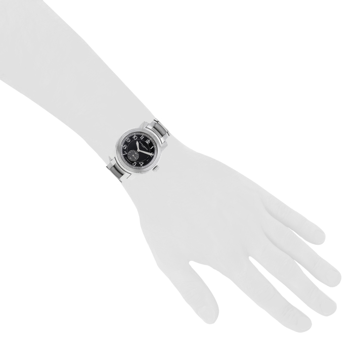 Baume & Mercier Capeland watch in stainless steel Ref:  MV045221 Circa  2000 - Detail D1