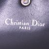Bolso bandolera Dior Diorama Wallet on Chain en cuero granulado negro - Detail D3 thumbnail