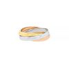 Cartier Trinity small model ring in 3 golds, size 49 - 00pp thumbnail