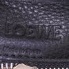 Bolso de mano Loewe Amazona grande en cuero negro - Detail D3 thumbnail