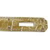 Bolso de mano Hermes Kelly 32 cm en cocodrilo verde Chartreuse - Detail D5 thumbnail