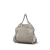 Stella McCartney Falabella mini handbag in grey canvas - 00pp thumbnail