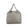 Stella McCartney Falabella mini handbag in grey canvas - 360 thumbnail