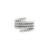 David Yurman Cable Classique ring in silver and diamonds - 00pp thumbnail