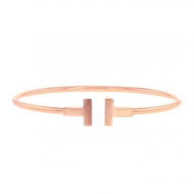 Bracelet jonc ouvert Tiffany 
Co Wire en or rose Bracelet jonc ouvert Tiffany 
Co Wire en or rose