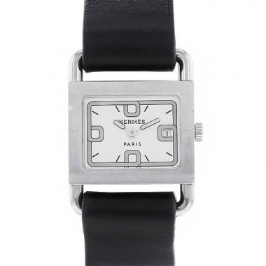 Orologio Hermes Barenia in acciaio Ref :  BA1.210 Circa  1990