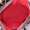 Bolso de mano Louis Vuitton Trevi en lona a cuadros revestida ébano y cuero marrón - Detail D3 thumbnail