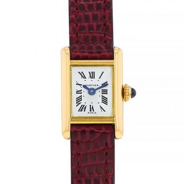 Cartier Tank watch in yellow gold Circa  1960