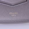 Céline Trotteur medium model shoulder bag in grey leather - Detail D3 thumbnail