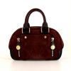 Louis Vuitton Edition Limitée Trunks & bags handbag in brown suede and black leather - 360 thumbnail