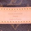 Borsa da viaggio Louis Vuitton Sac chien 40 in tela monogram marrone e pelle naturale - Detail D3 thumbnail