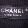 Chanel Mini Boy small model shoulder bag in black chevron quilted leather - Detail D4 thumbnail