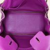 Hermes Birkin 25 cm handbag in purple Anemone Swift leather - Detail D2 thumbnail