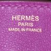 Borsa Hermes Birkin 25 cm in pelle Swift viola Anemone - Detail D3 thumbnail
