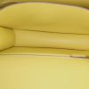 Sac bandoulière Hermes Constance en cuir epsom jaune Soufre - Detail D3 thumbnail