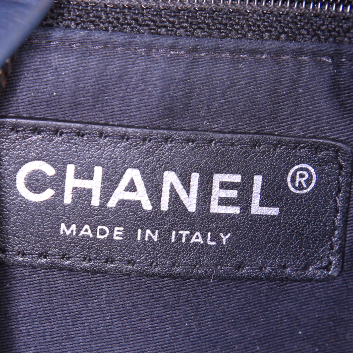 Zaino Chanel in pelle blu marino - Detail D3
