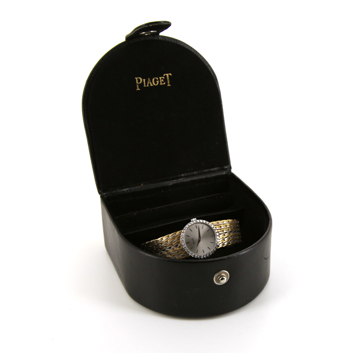 Piaget Vintage watch in yellow gold and white gold Circa  1960 - Detail D2