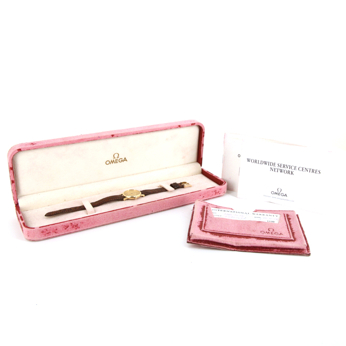 Omega De Ville watch in pink gold Ref:  5951111 Circa  2001