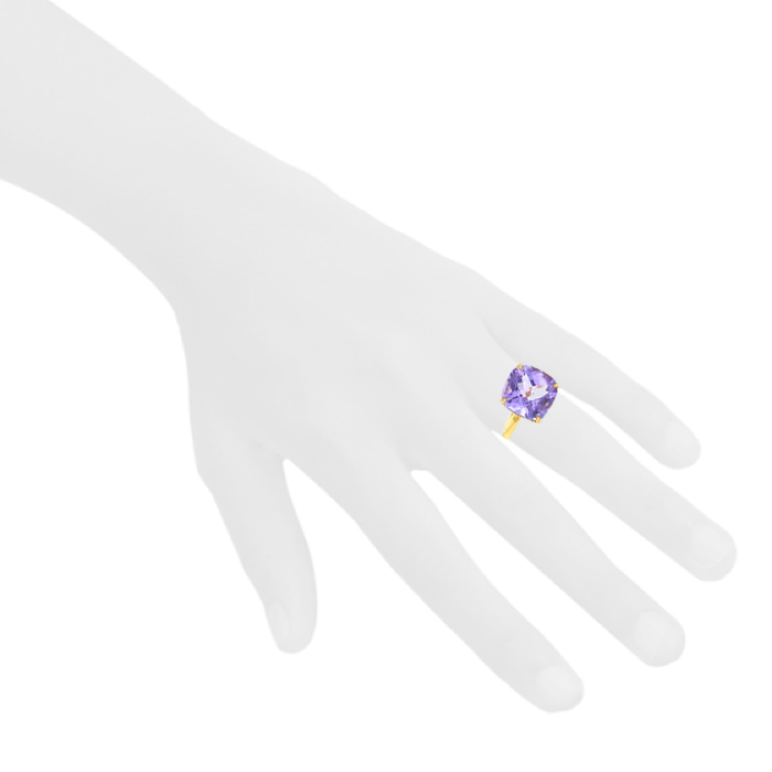 Tiffany & Co Sparklers ring in pink gold and amethyst - Detail D1