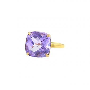 Bague Tiffany & Co Sparklers en or rose et améthyste
