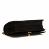 Chanel Mademoiselle shoulder bag in black quilted suede - Detail D4 thumbnail
