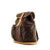 Sac à dos Louis Vuitton Bosphore Backpack en toile monogram marron et cuir naturel - 00pp thumbnail