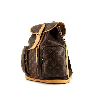 Zaino Louis Vuitton Bosphore Backpack in tela monogram marrone e pelle naturale