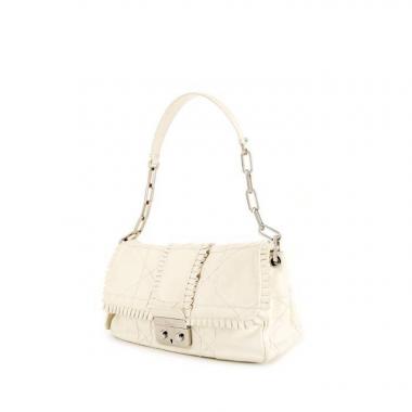 Borsa Dior in pelle bianco sporco