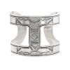 Hermès Touareg cuff bracelet in silver - 00pp thumbnail