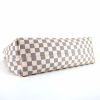 Shopping bag Louis Vuitton Graceful modello medio in tela a scacchi e pelle naturale - Detail D4 thumbnail