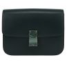 Bolso bandolera Céline Classic Box modelo mediano en cuero box verde pino - Detail D2 thumbnail