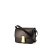 Celine Classic Box Teen shoulder bag in black box leather - 00pp thumbnail