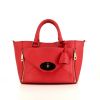 Mulberry handbag in red leather - 360 thumbnail