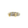 Cartier ring in yellow gold and stainless steel - 00pp thumbnail