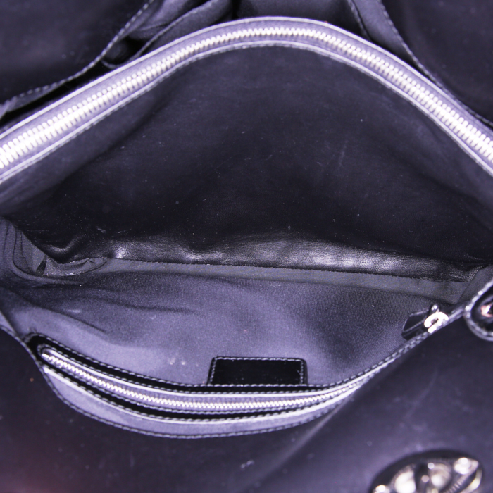 Borsa Dior Granville in pelle verniciata nera cannage - Detail D3