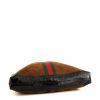 Bolso Cabás Gucci Ophidia en ante marrón y charol negro - Detail D4 thumbnail