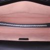 Gucci Dionysus shoulder bag in brown velvet and black patent leather - Detail D3 thumbnail
