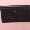 Gucci Dionysus shoulder bag in brown velvet and black patent leather - Detail D4 thumbnail